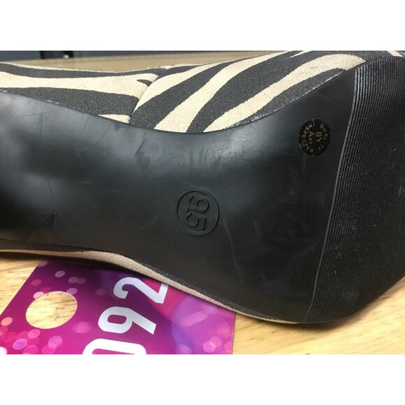 Worthington Zito Pumps Women's 9.5 Zebra Print Slip-On Pointed Toe Stiletto Heel - Picture 6 of 7